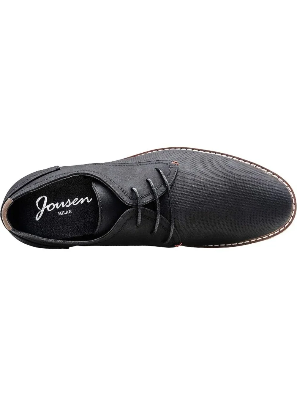Men's Breathable Black Faux Leather Casual Dress Shoes Retro Business Classic